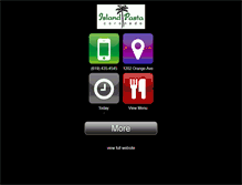 Tablet Screenshot of islandpastacoronadoca.com